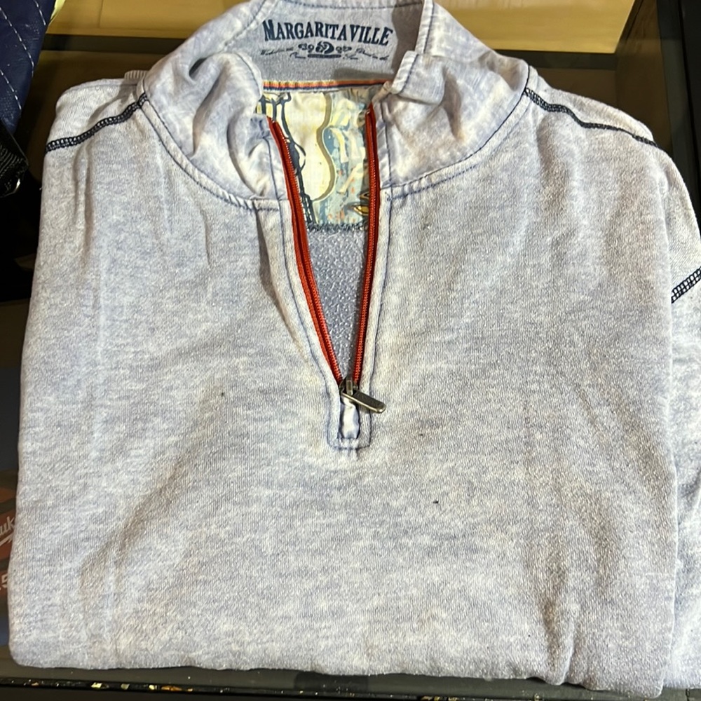 Margaritaville Mens Quarterzip (L)